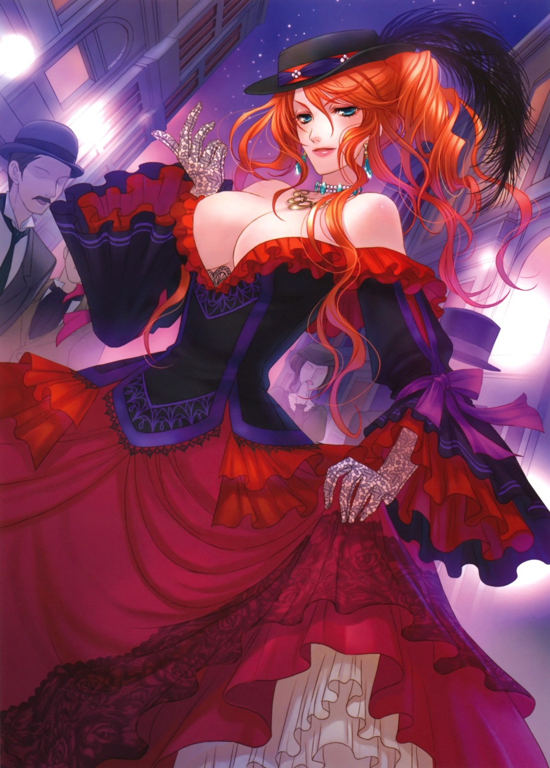 amazio_komeko, cleavage, dress