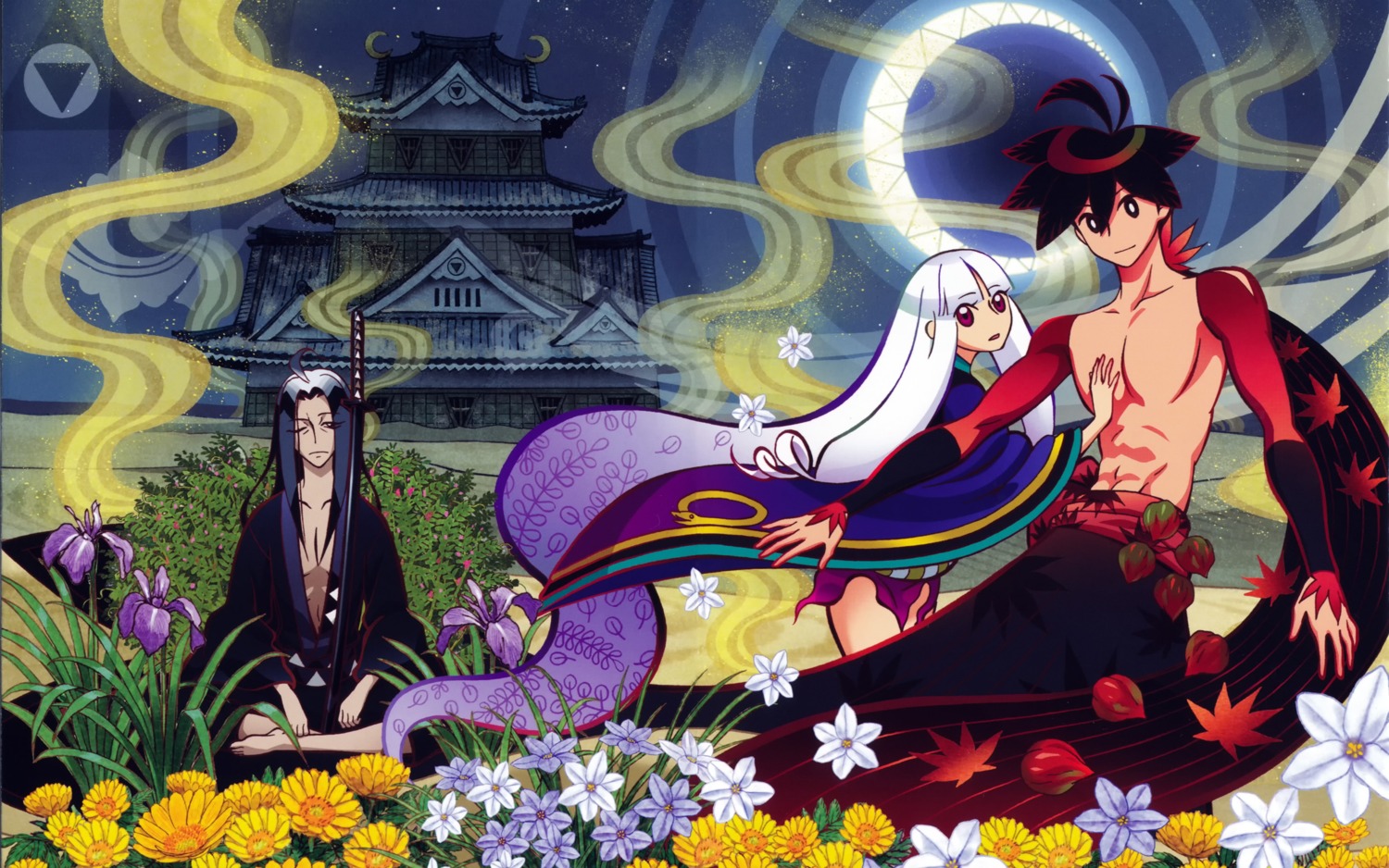ginkaku_uneri, katanagatari, togame, wallpaper, yasuri_shichika
