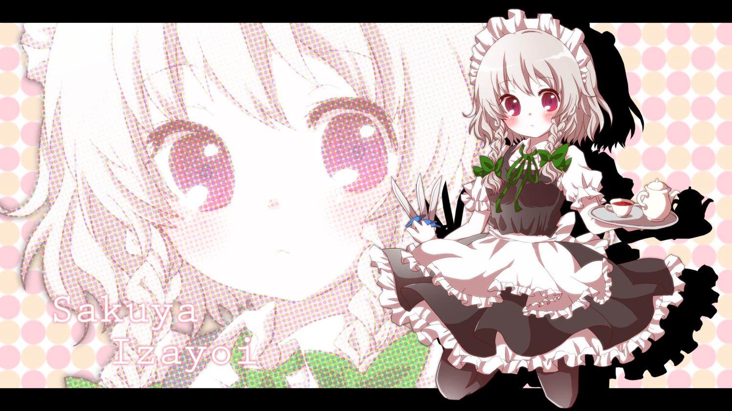 izayoi_sakuya, kuromame_(8gou), maid, touhou, wallpaper