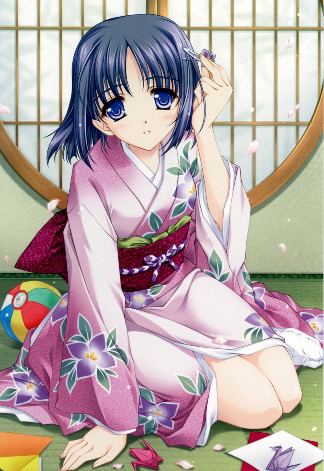 isawa_tae, kimono, lamune, tagme