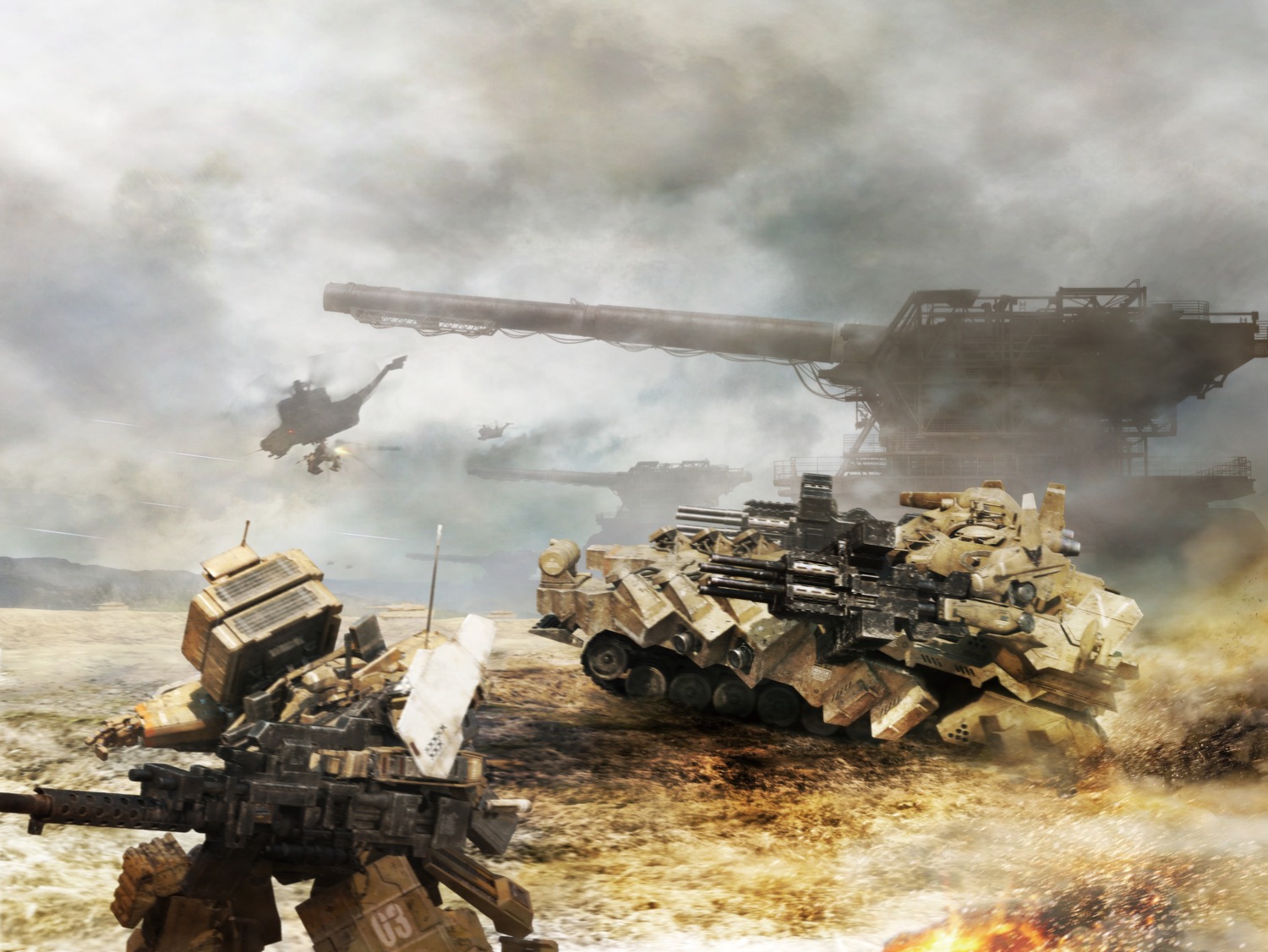 armored_core, from_software, gun, landscape, mecha