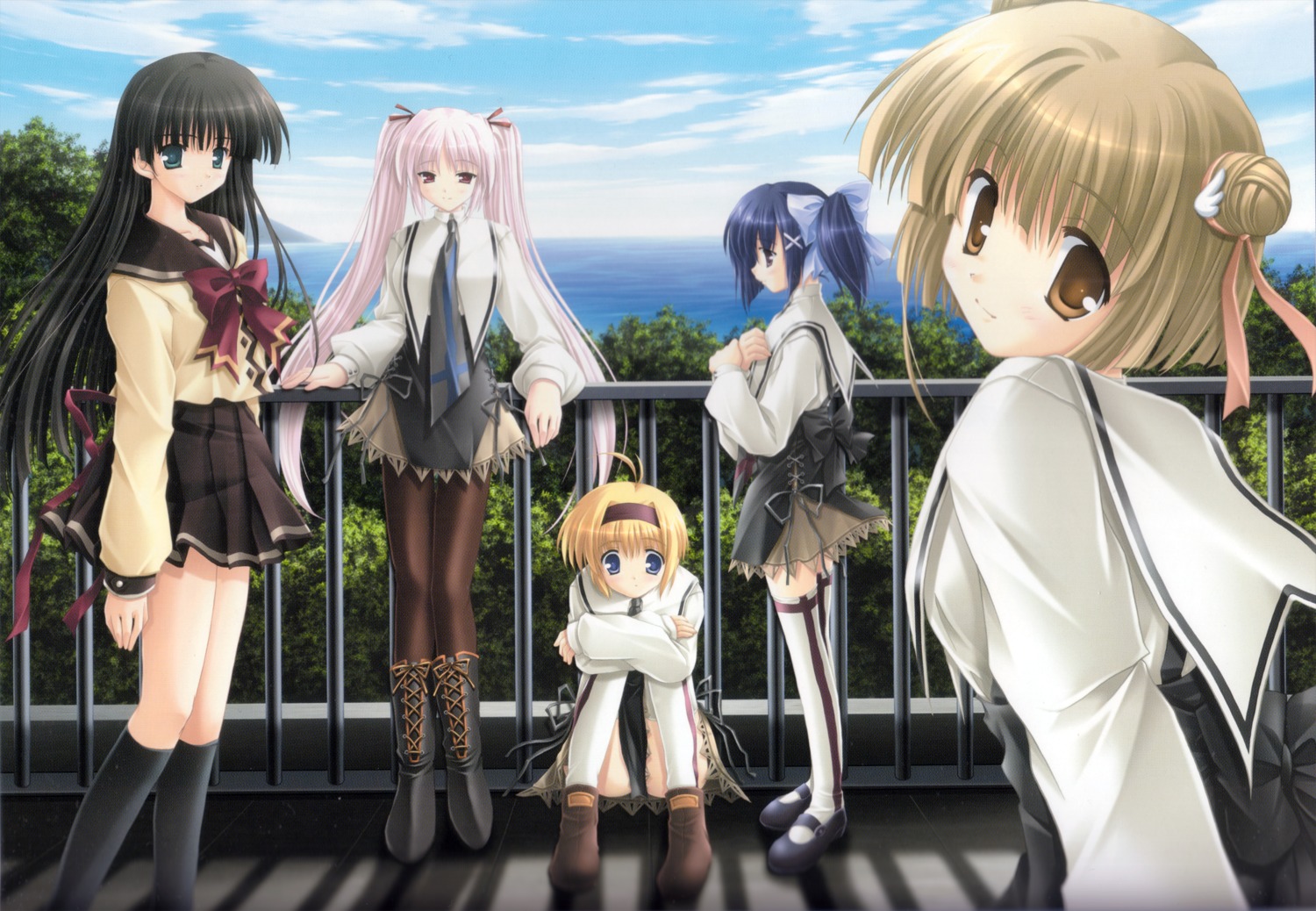 eternal, eternal_sky, ikegami_akane, pantyhose, seifuku, thighhighs