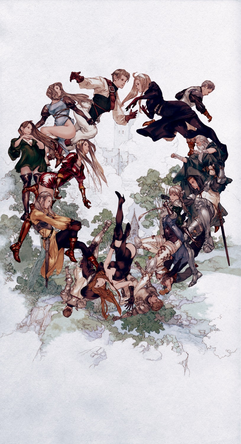 armor, tactics_ogre, thighhighs, yoshida_akihiko