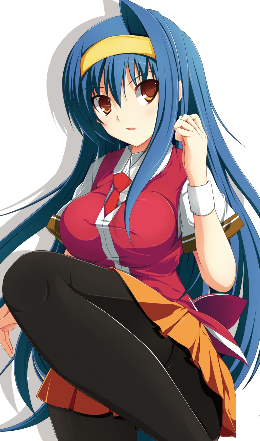 arcana_heart, pantyhose, stanaka, tsuzura_saki