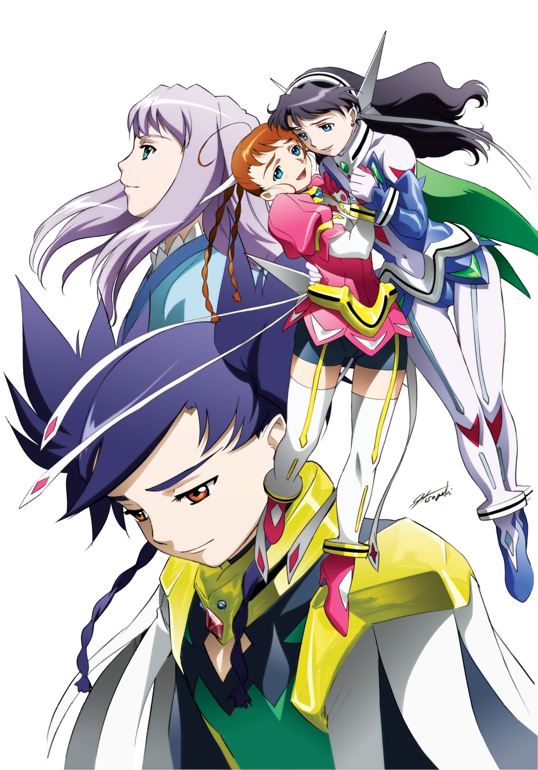 hisayuki_hirokazu, lena_sayers, mai_otome, mashiro_blan_de_windbloom, nina_wang, yumemiya_arika
