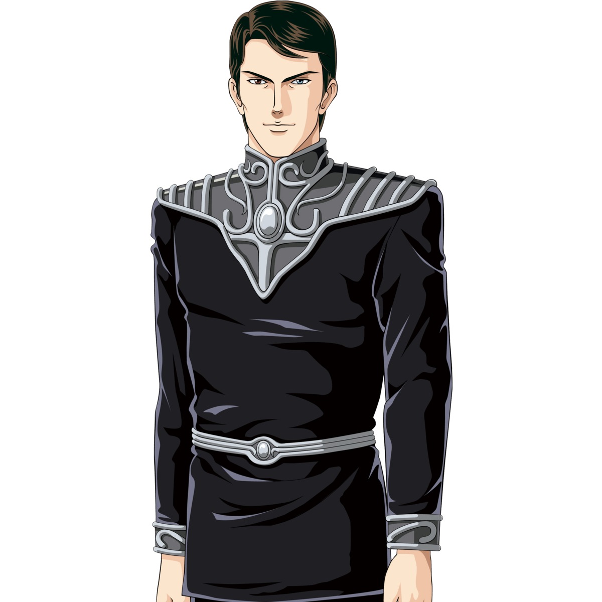 ginga_eiyuu_densetsu, heterochromia, male, oskar_von_reuenthal, uniform