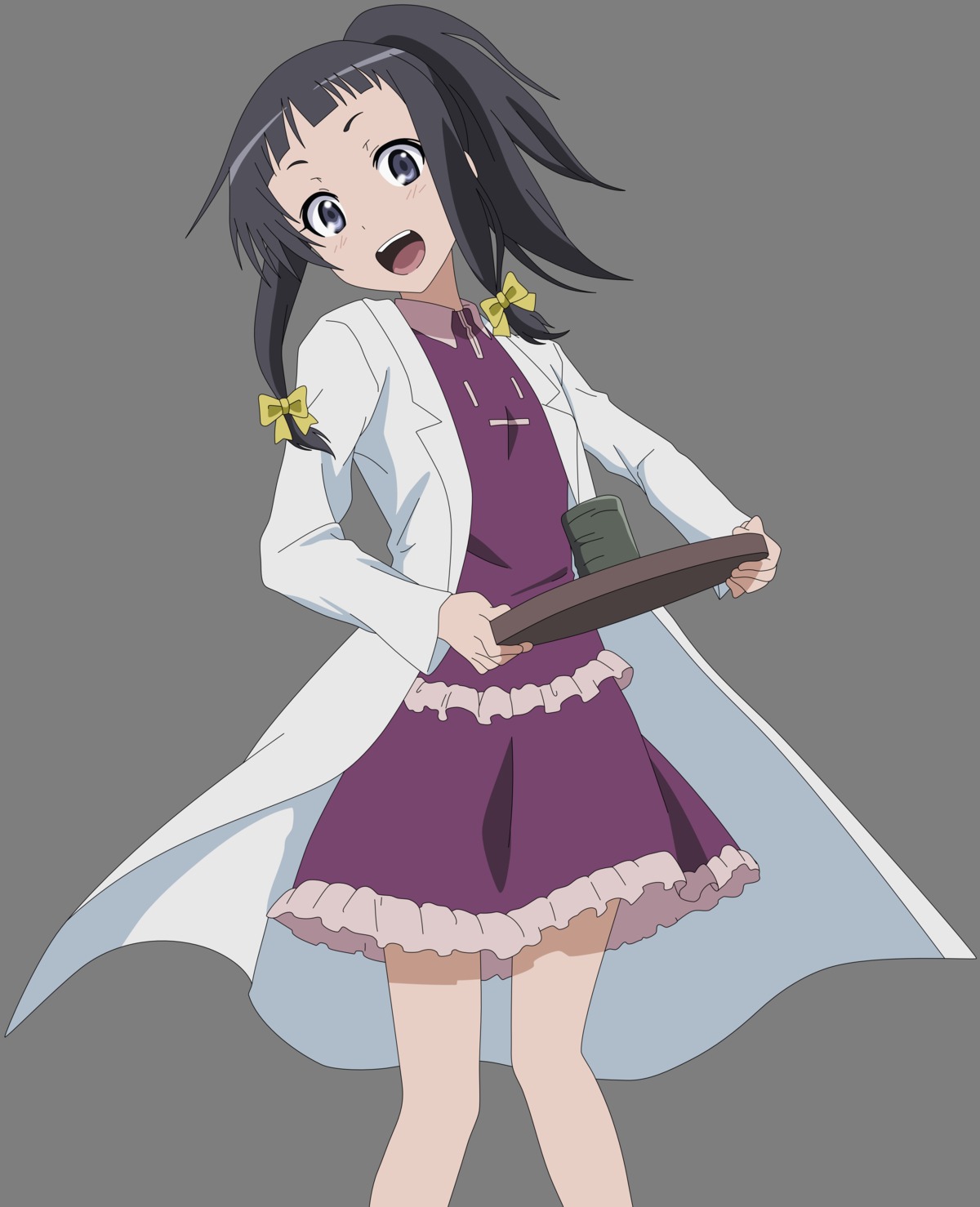 kounagi_yui, transparent_png, vector_trace, yumekui_merry