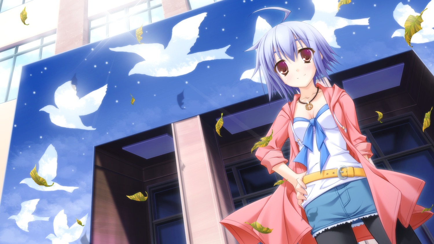 canvas_4, cleavage, f&c, game_cg, minase_(dragon_panda), pantyhose, shinonome_anzu