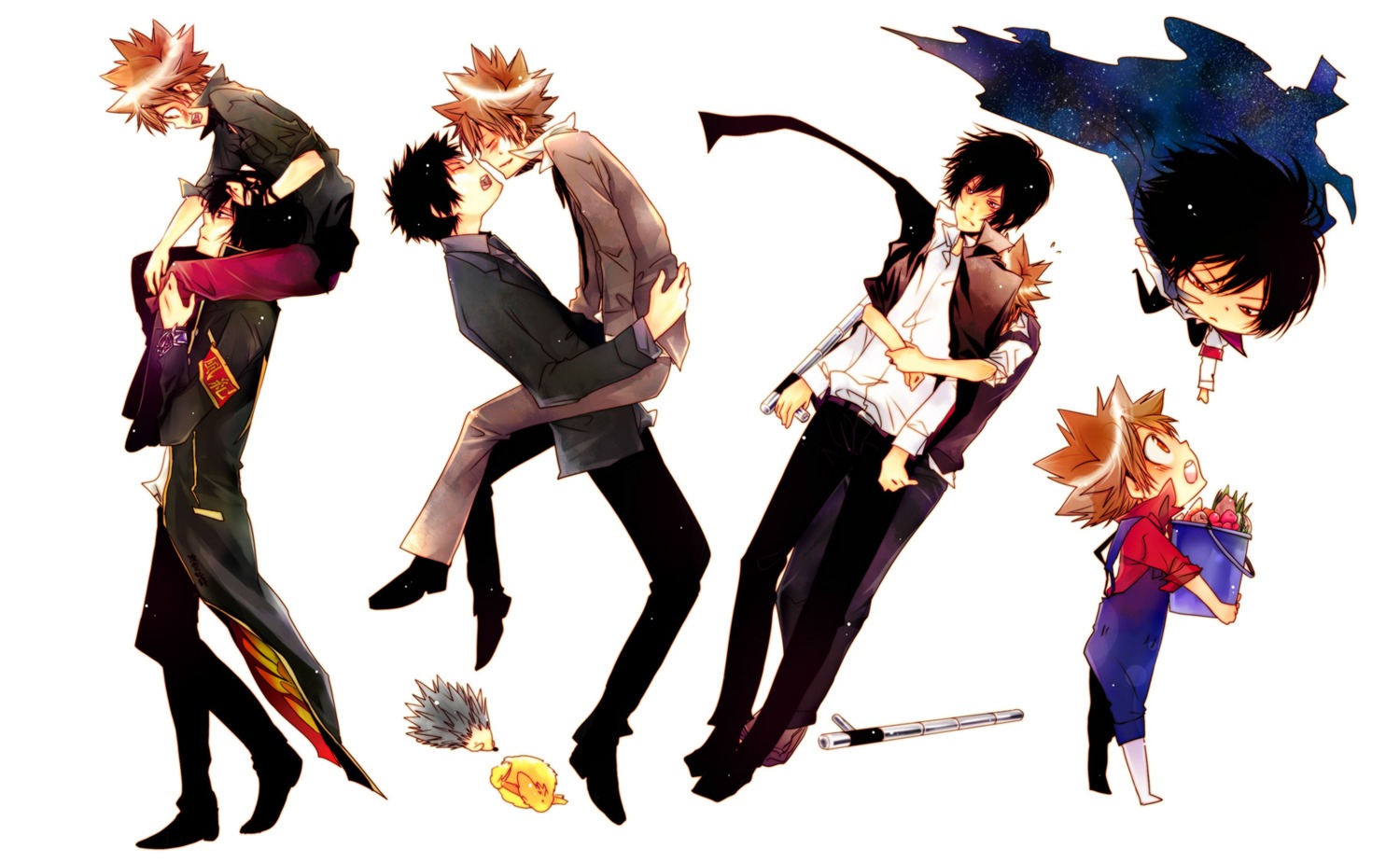 hibari_kyoya, katekyo_hitman_reborn!, male, sawada_tsunayoshi, sk_(pixiv230549)