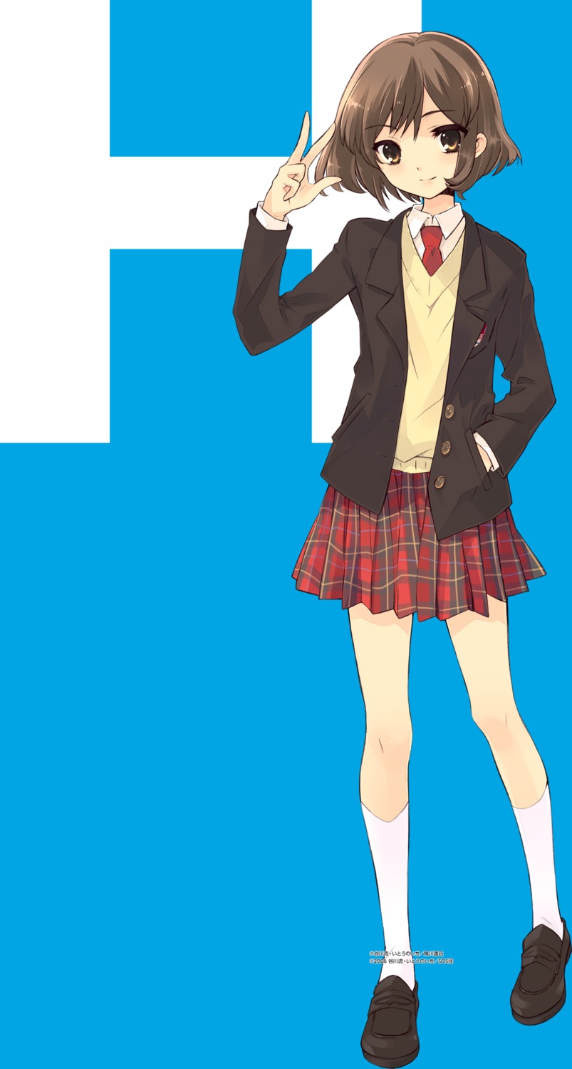 ito_noizi, sasaki, seifuku, suzumiya_haruhi_no_yuuutsu