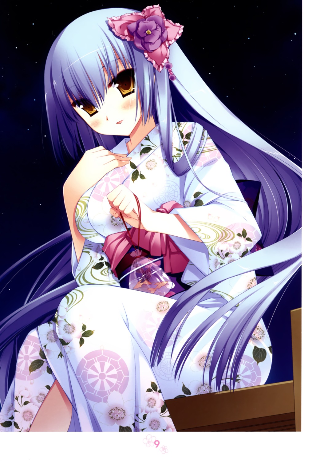 color_issue, hachimitsu_otome_blossom_days, miyasu_risa, yukata