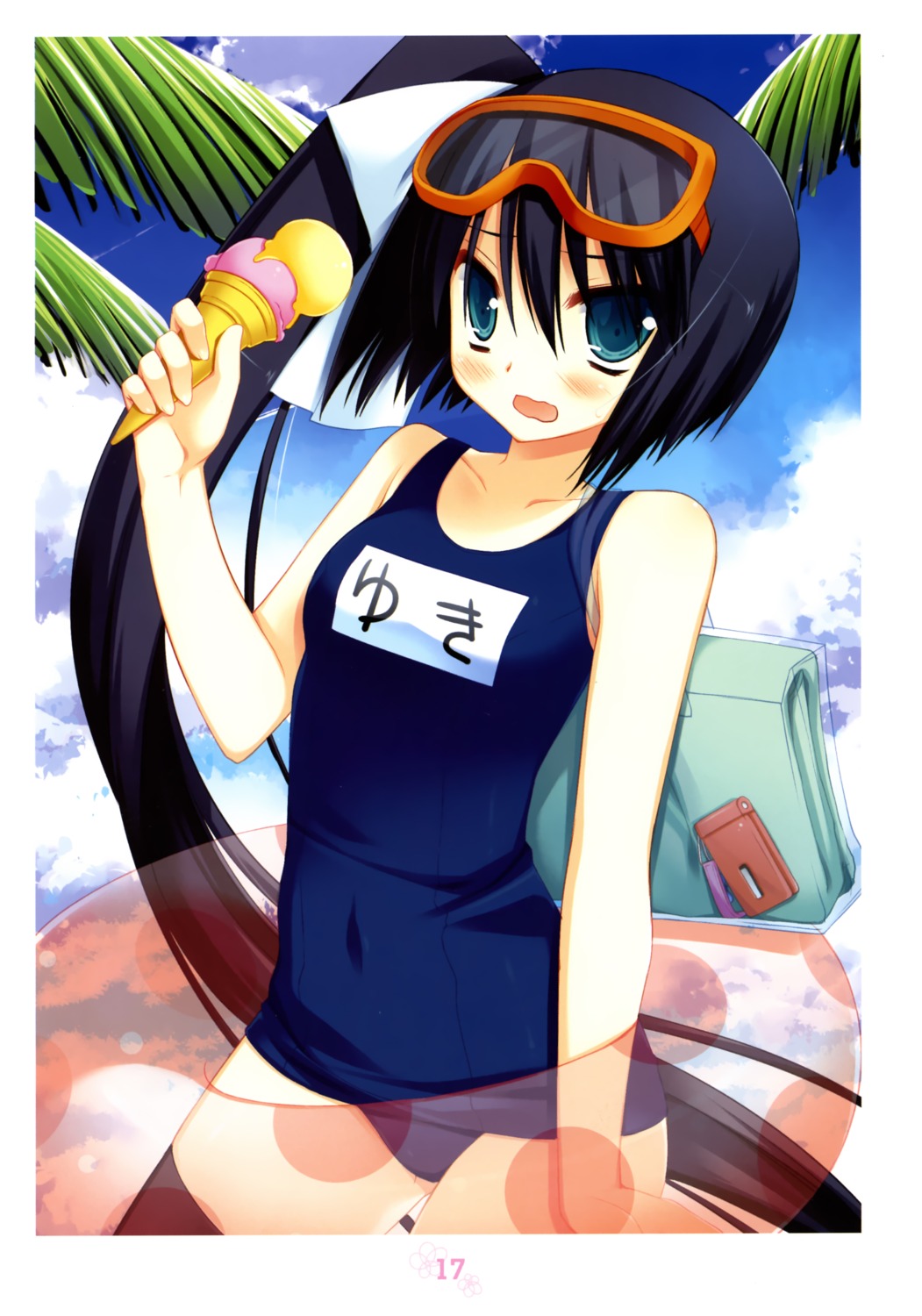 color_issue, hachimitsu_otome_blossom_days, miyasu_risa, nanase_yuki, school_swimsuit, swimsuits
