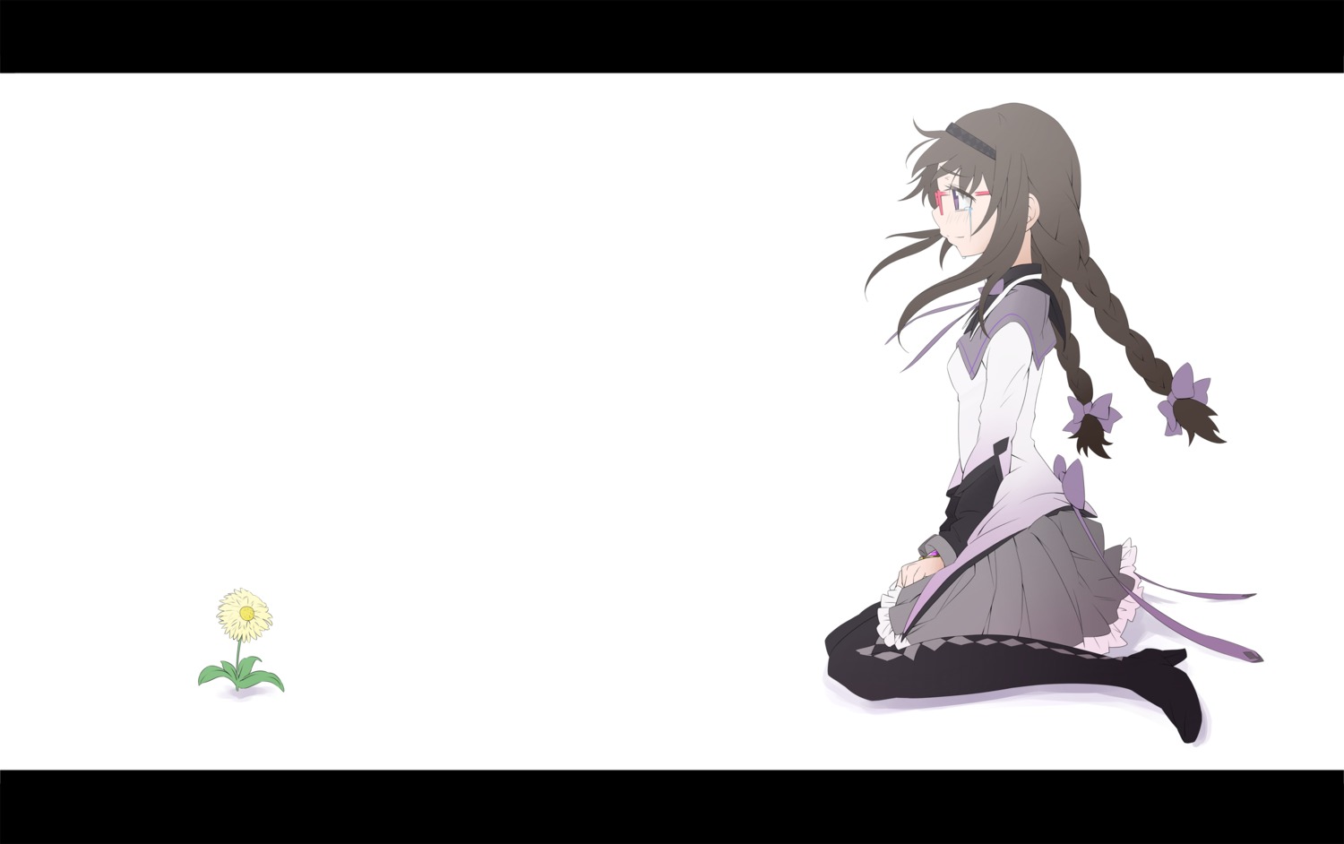 akemi_homura, mahou_shoujo_madoka_magica, megane, pantyhose, s040784, seifuku