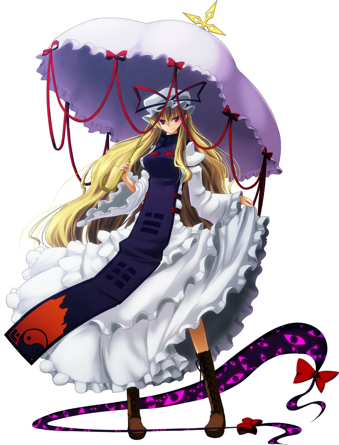 din_(flypaper), touhou, yakumo_yukari