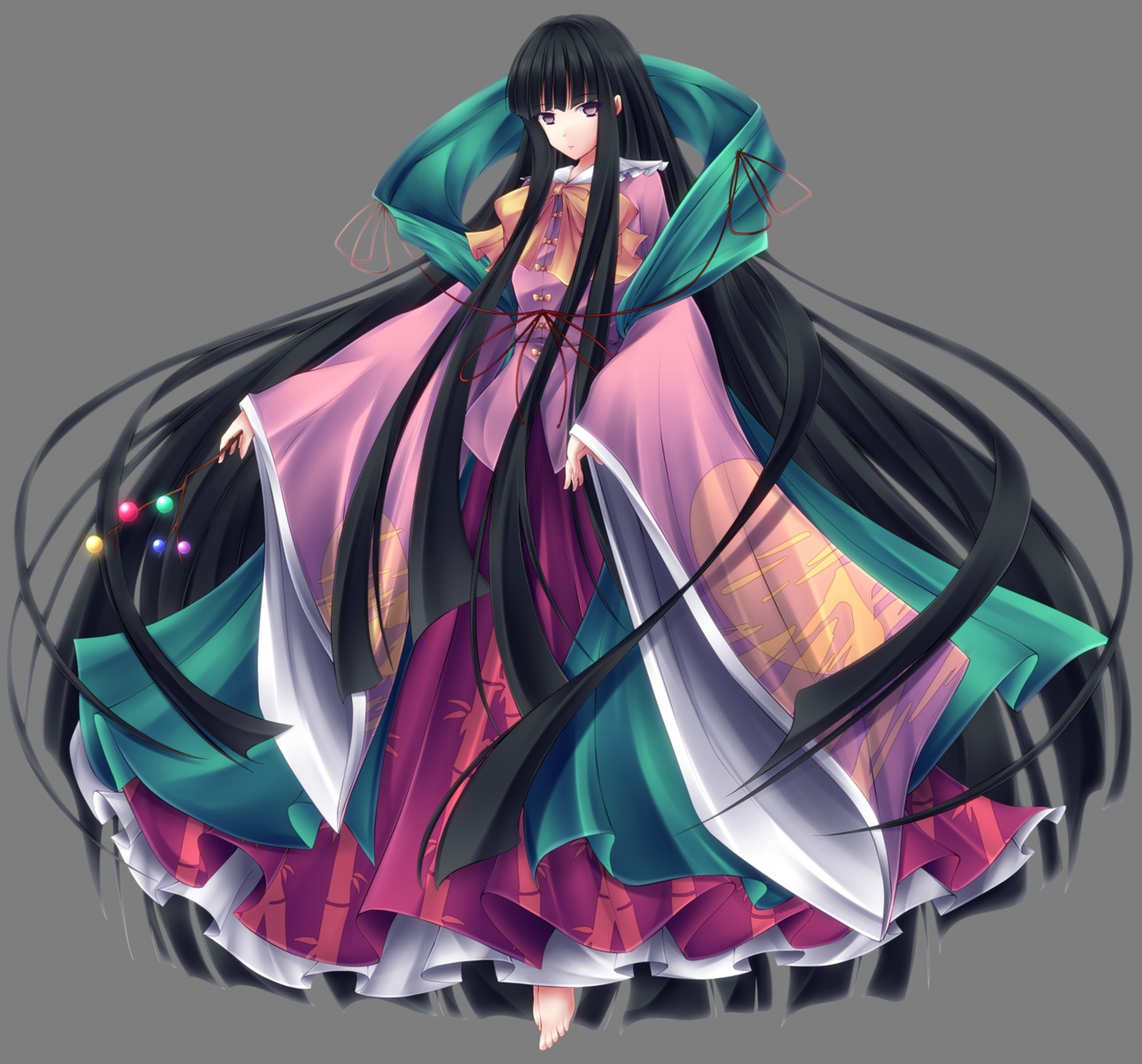 houraisan_kaguya, mikan_(5555), touhou, transparent_png
