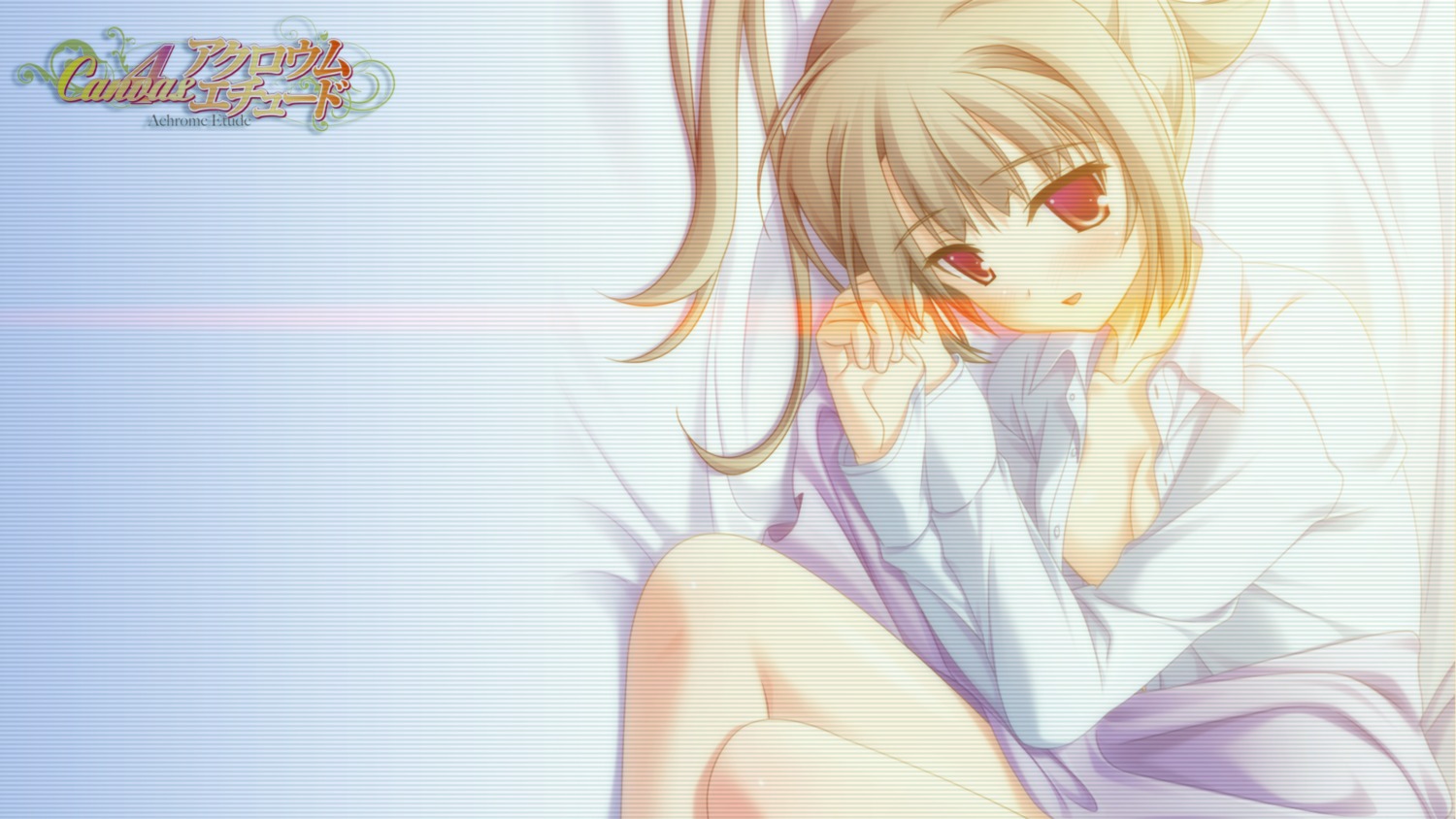 amakusa_tobari, canvas_4, cleavage, dress_shirt, f&c, hitose_satsuki, no_bra, open_shirt