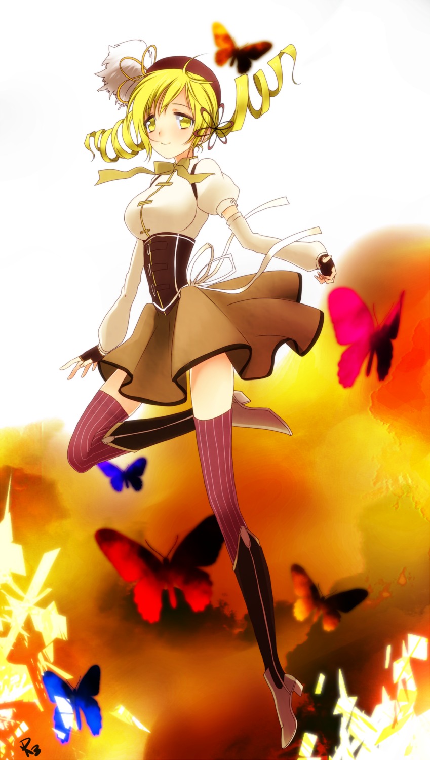 cougar, mahou_shoujo_madoka_magica, thighhighs, tomoe_mami