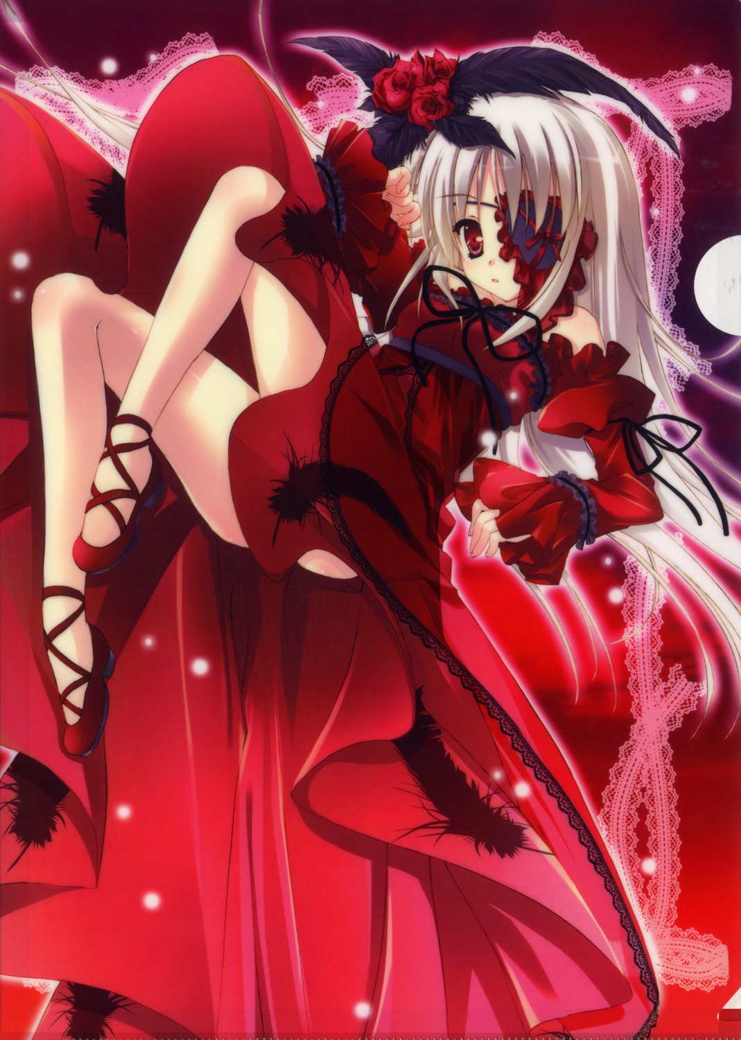dress, eyepatch, hinamatsuri_touko, lolita_fashion, reloaded_carmine, sekaisen_logistia