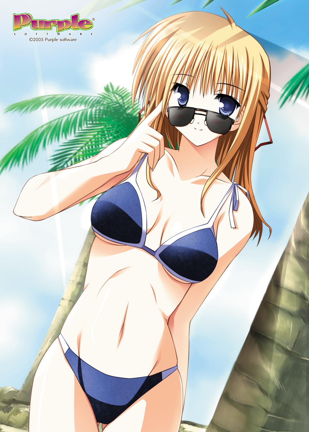 akiiro_renka, bikini, cleavage, purple_software, sera_kasumi, swimsuits, underboob, yuuki_makoto
