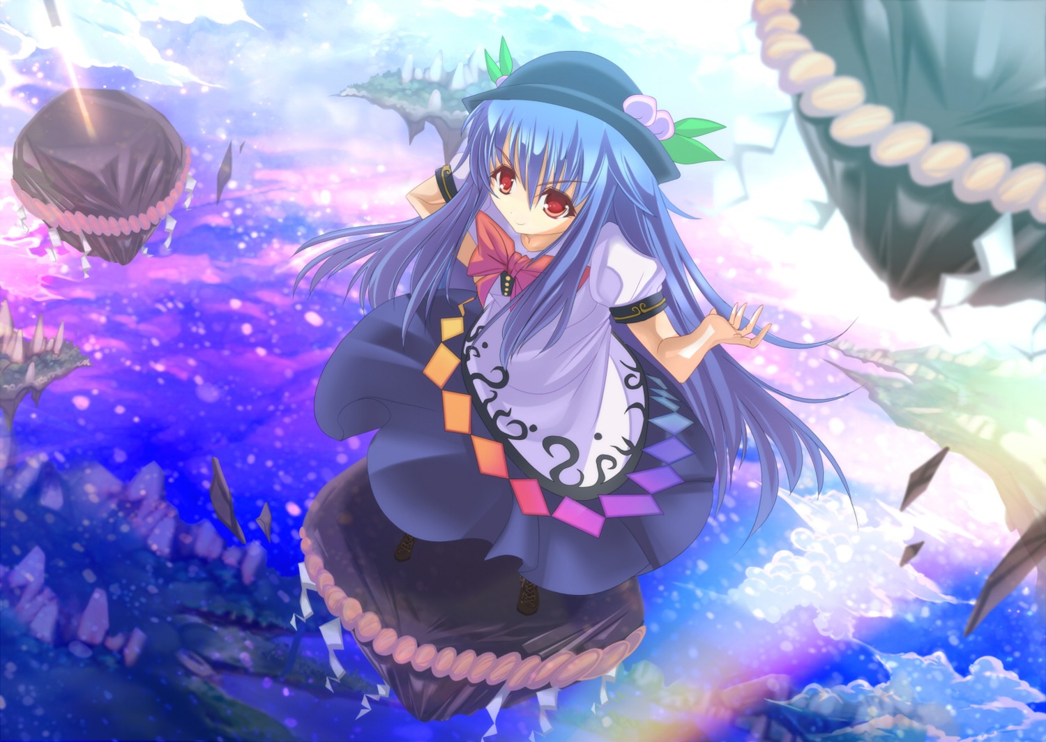 hinanawi_tenshi, marionette_(excle), touhou