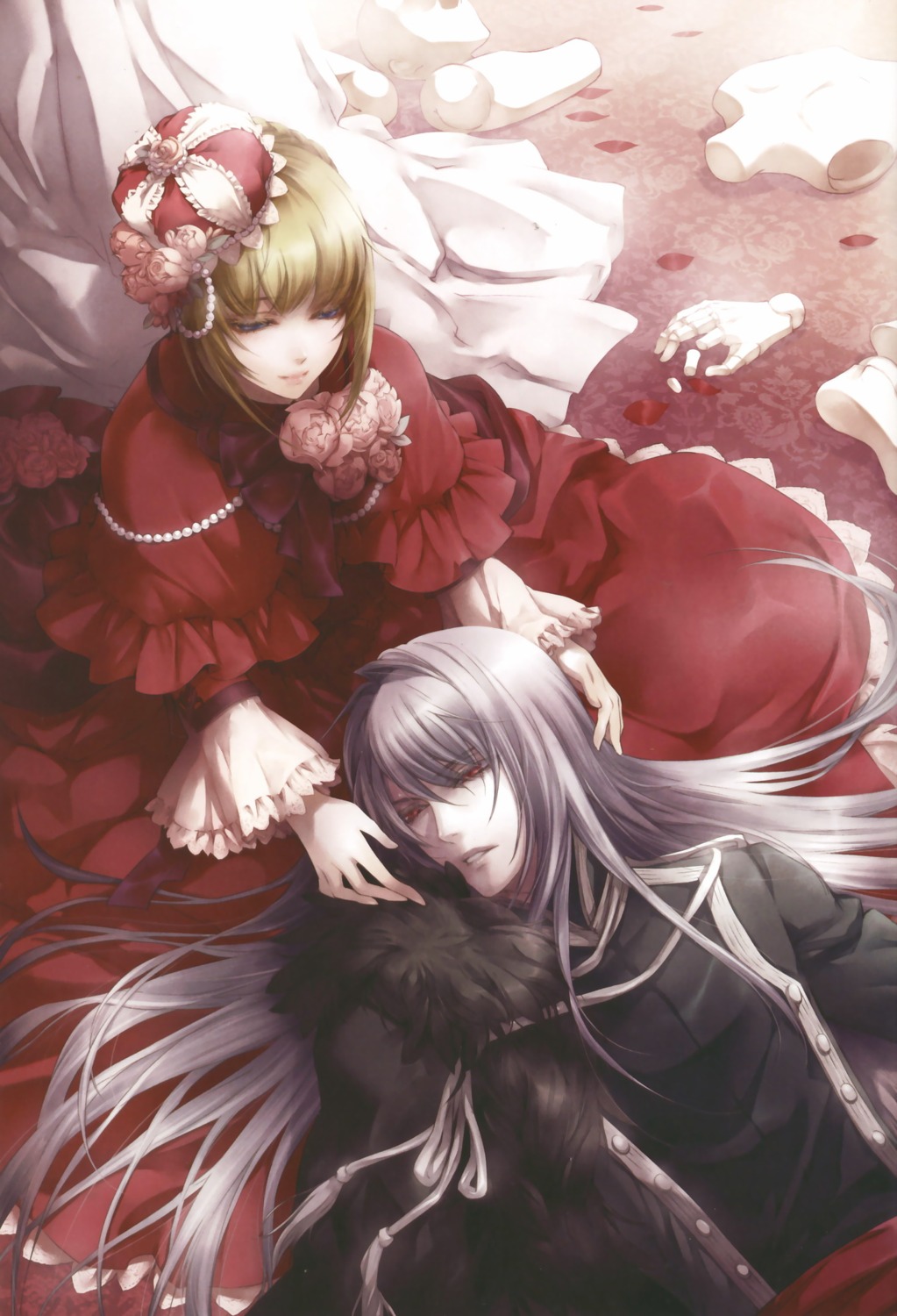 hanna, ignis_(will_o'_wisp), lolita_fashion, overfiltered, usuba_kagerou, will_o'_wisp