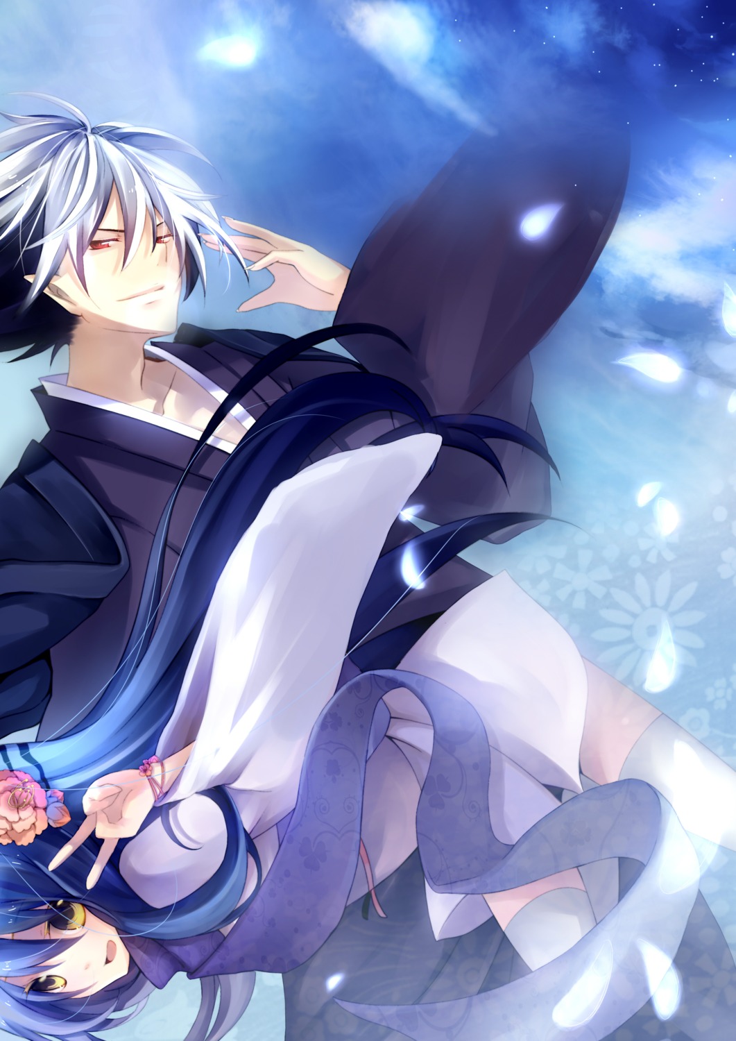 nura_rikuo, nurarihyon_no_mago, raicy, yuki_onna_(nurarihyon_no_mago)