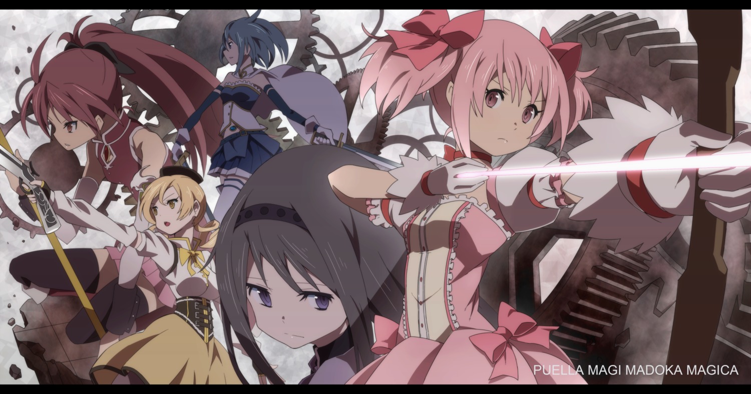 akemi_homura, hajime-ill-1st, kaname_madoka, mahou_shoujo_madoka_magica, miki_sayaka, sakura_kyouko, tomoe_mami