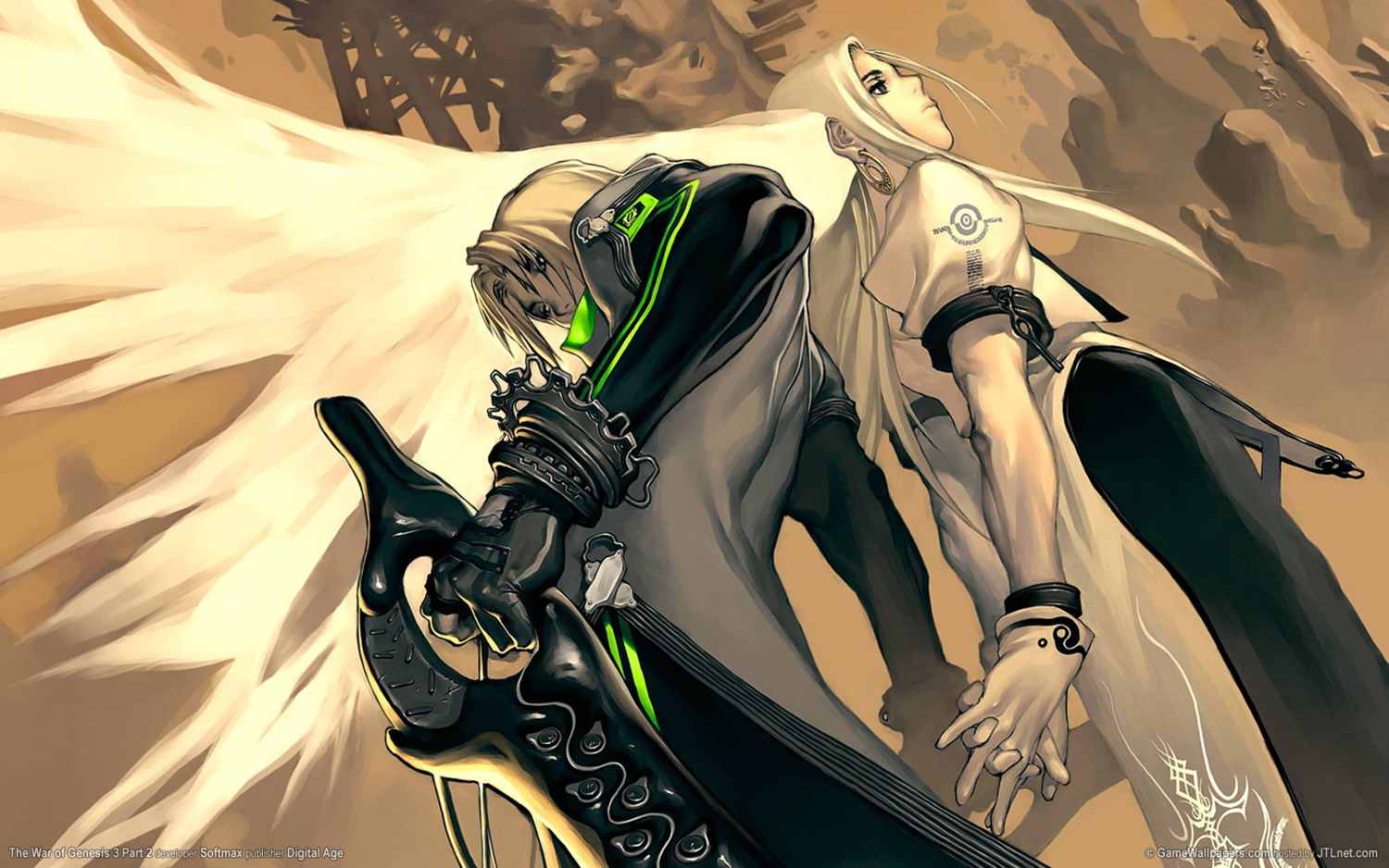 beramode, kim_hyung-tae, saladin, sword, the_war_of_genesis, the_war_of_genesis_iii, wallpaper, wings