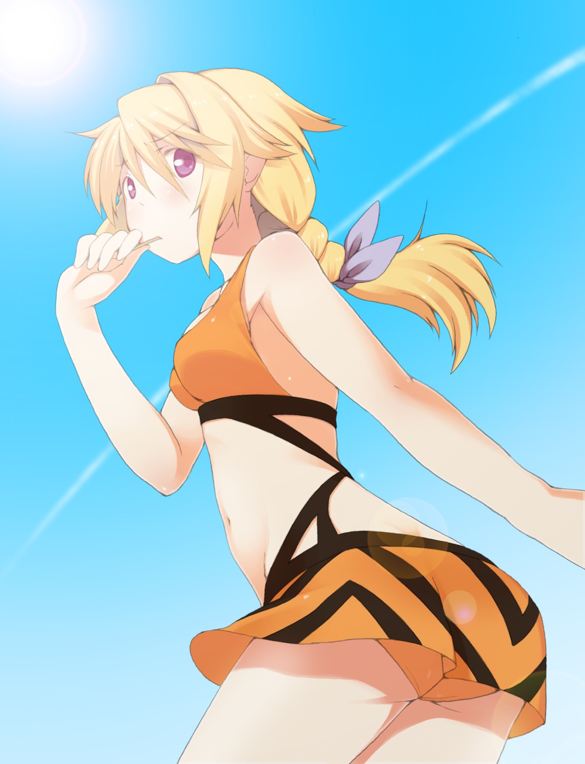 bikini, charlotte_dunois, infinite_stratos, majima_yuki, swimsuits
