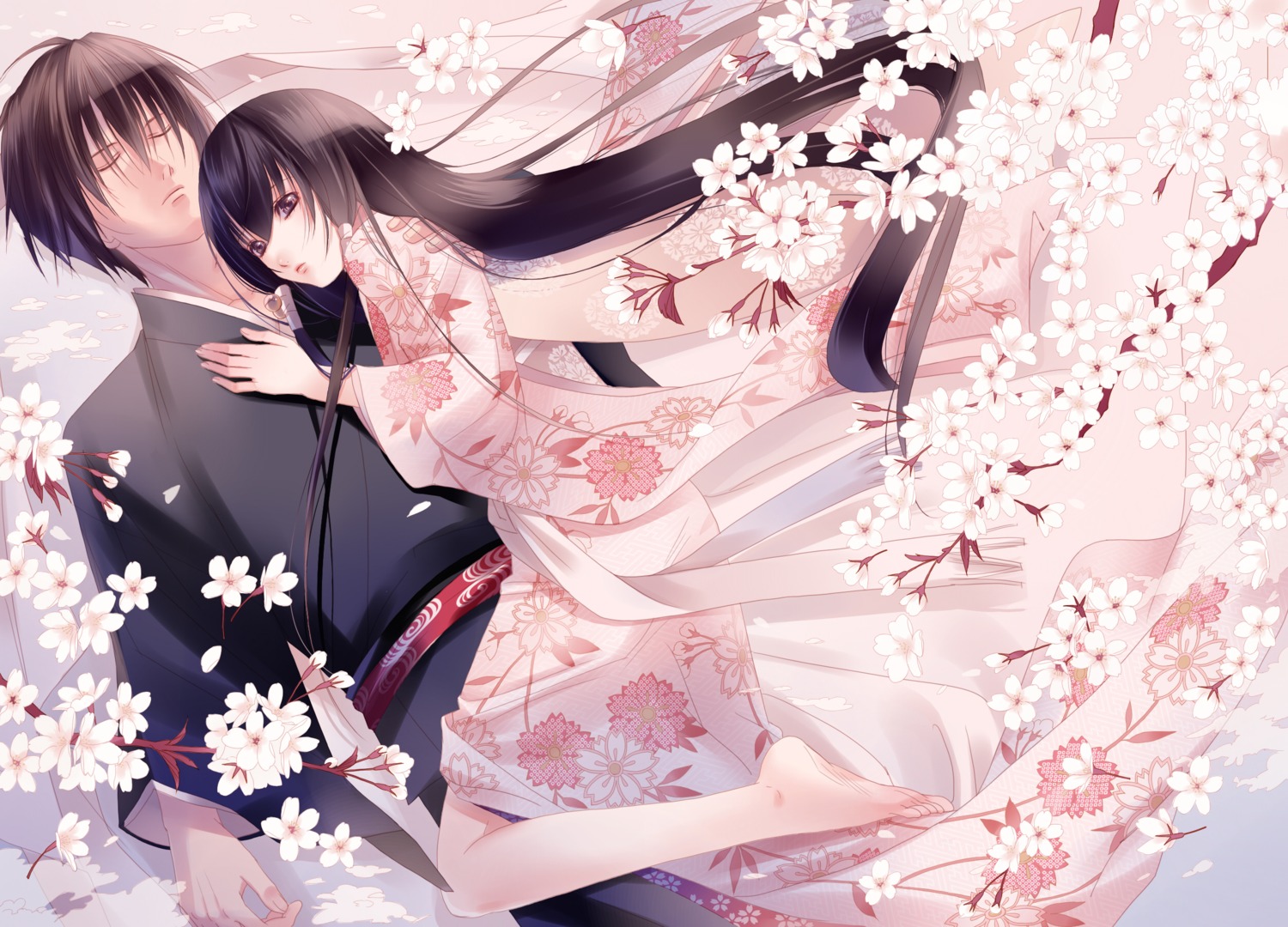 fuuchouin_kazuki, get_backers, kakei_juubei, kimono, papillon10, trap
