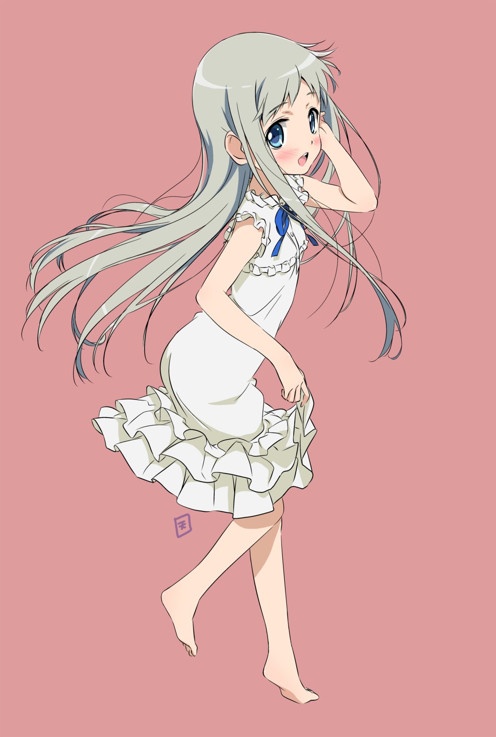amakusa_tobari, ano_hi_mita_hana_no_namae_wo_bokutachi_wa_mada_shiranai, dress, honma_meiko