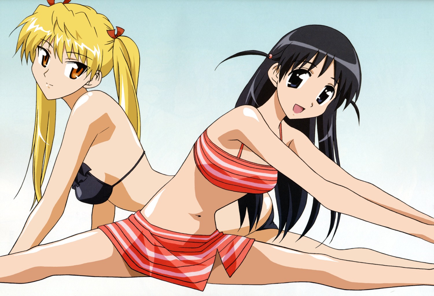bikini, sawachika_eri, school_rumble, swimsuits, tsukamoto_tenma