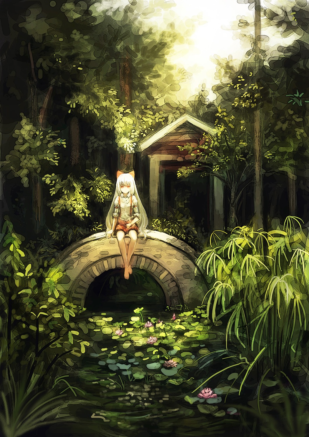 bryanth, fujiwara_no_mokou, touhou