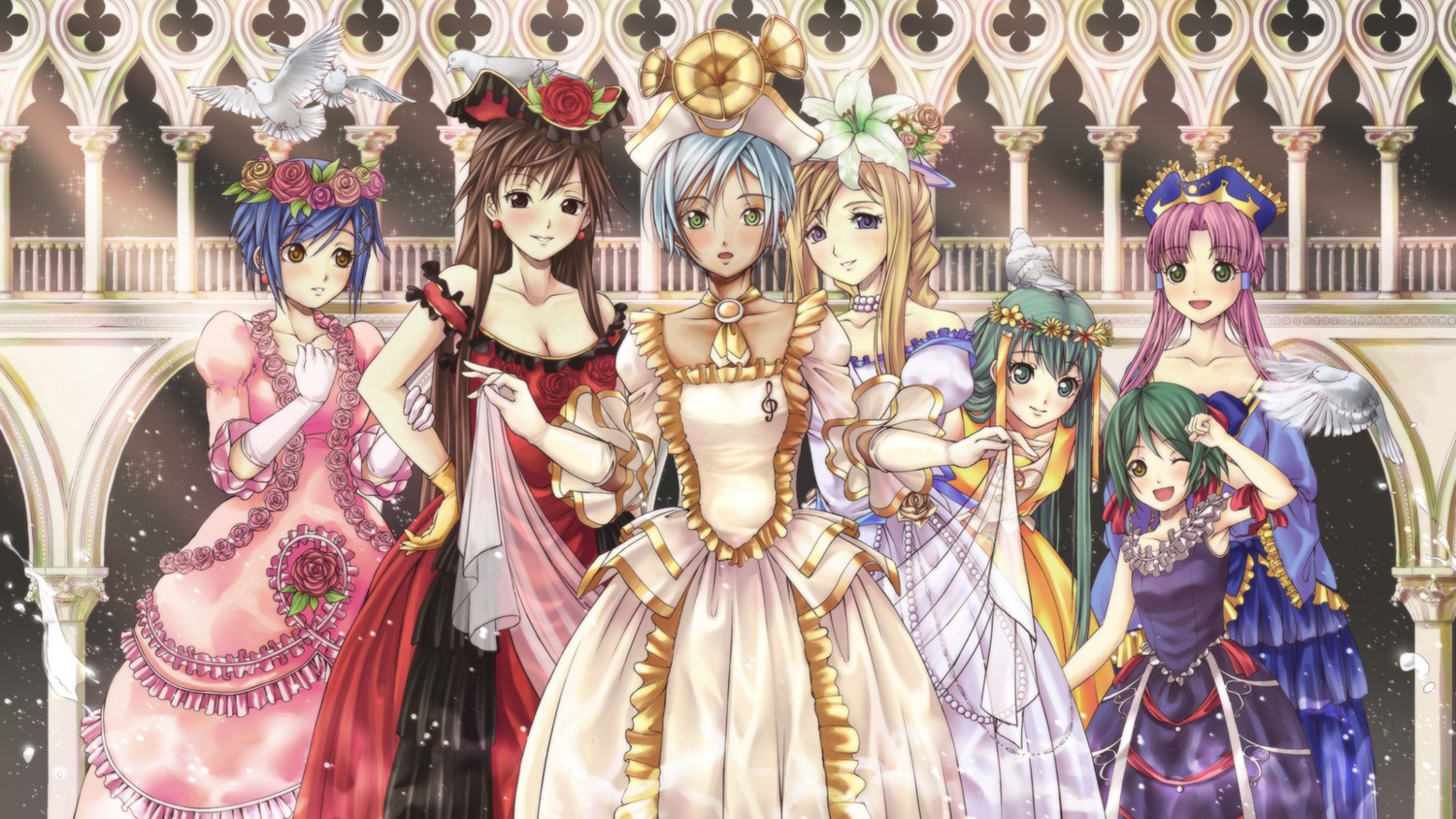 ai_(aria), aika_granzchesta, akira_ferrari, alice_carroll, alicia_florence, aria, athena_glory, dress