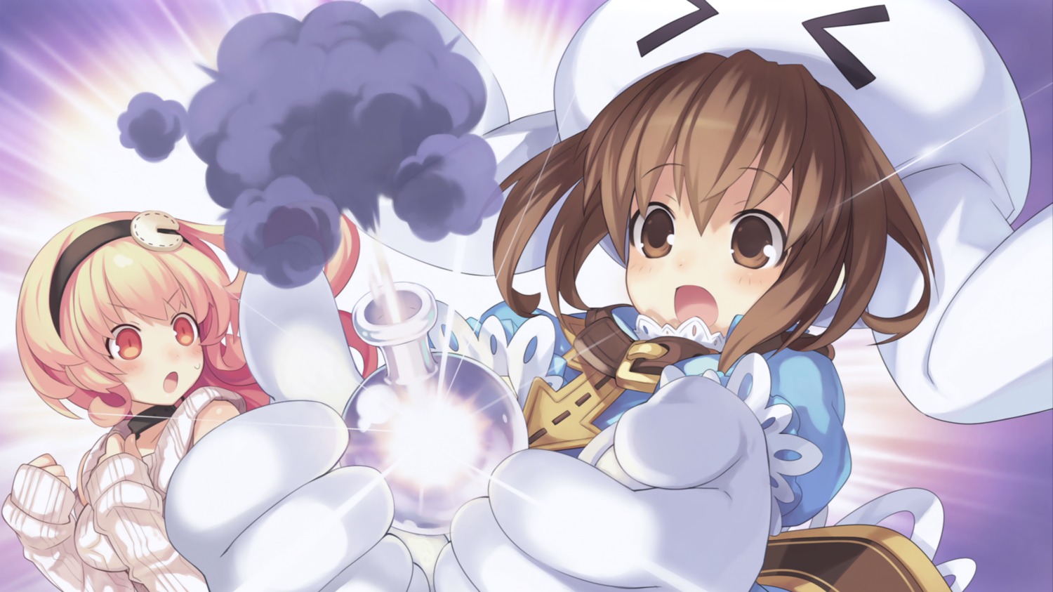 choujigen_game_neptune, compa, compile_heart, gust_(choujigen_game_neptune), tsunako