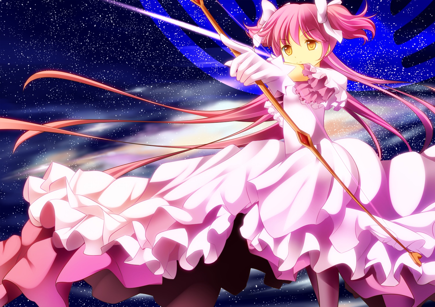 dress, kaname_madoka, mahou_shoujo_madoka_magica, onaka_sukisuki, ultimate_madoka