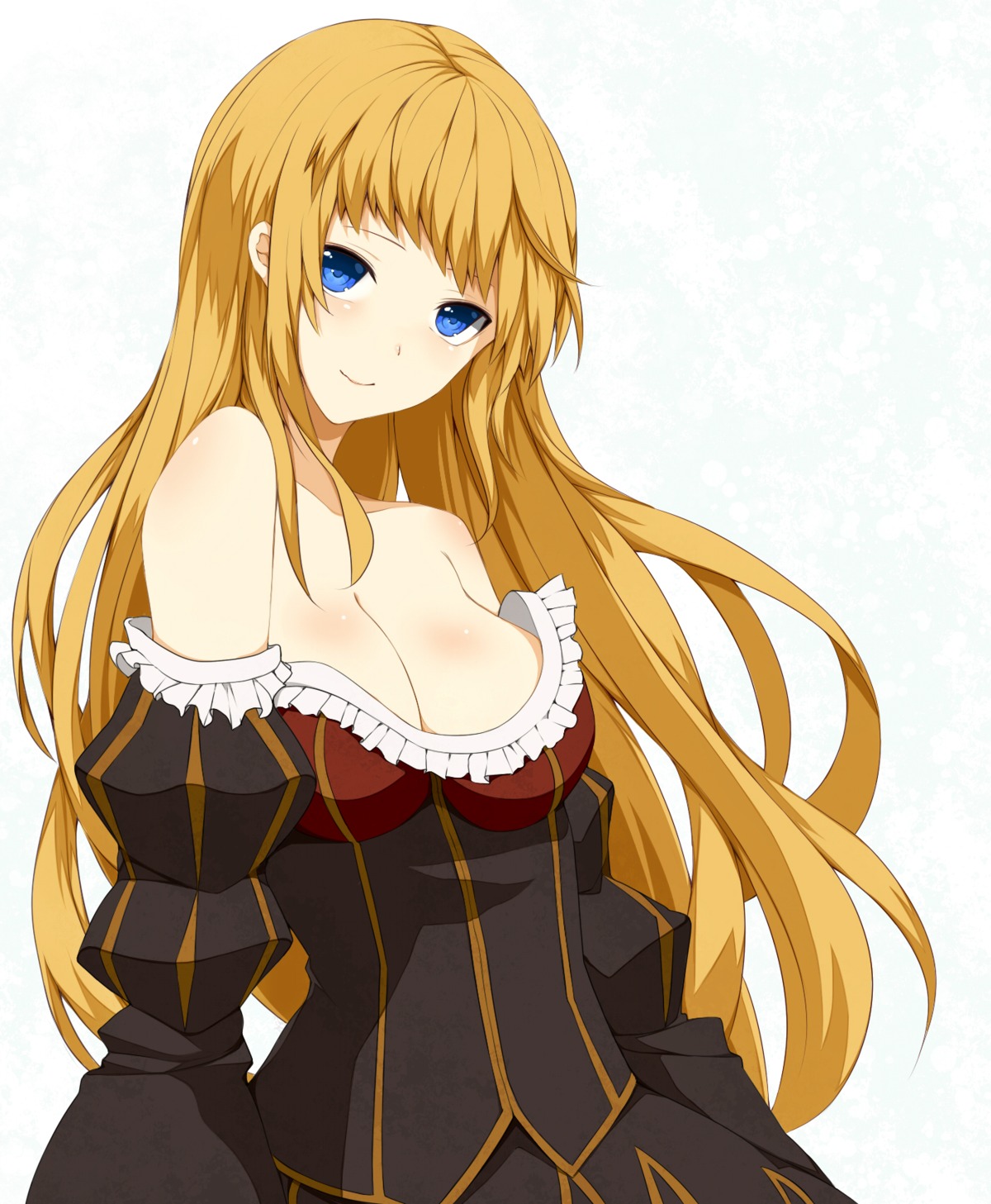 beatrice, cleavage, dress, nemu_(artist), umineko_no_naku_koro_ni