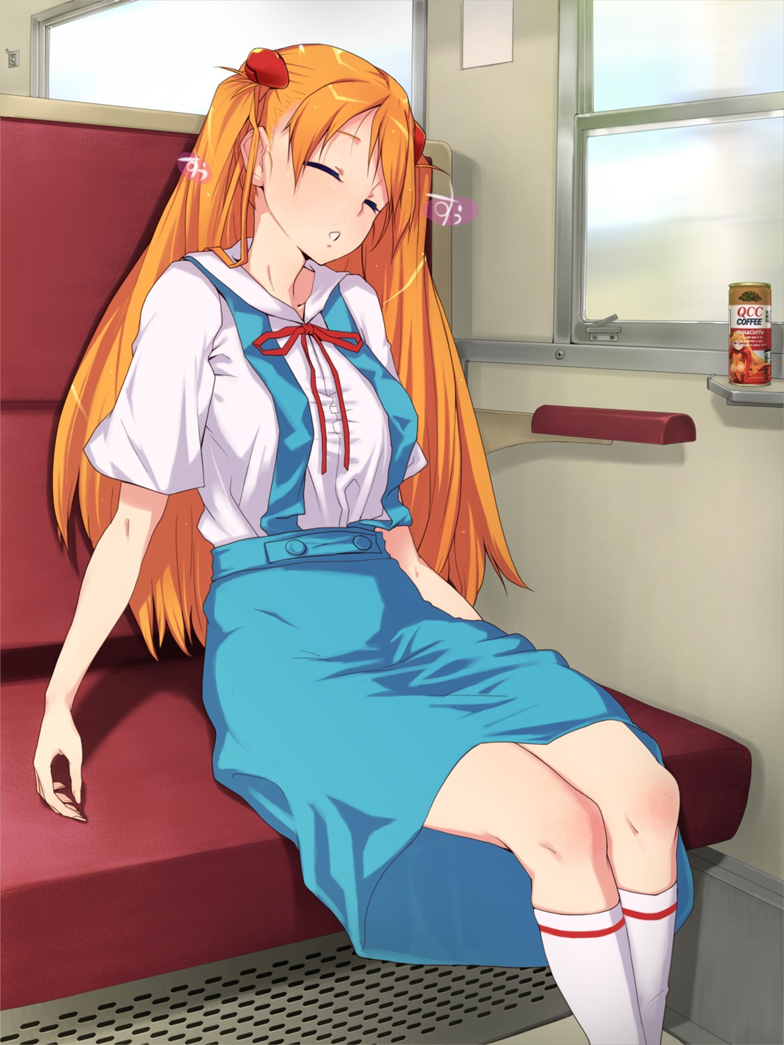 neon_genesis_evangelion, pink_doragon, seifuku, someoka_yusura, souryuu_asuka_langley