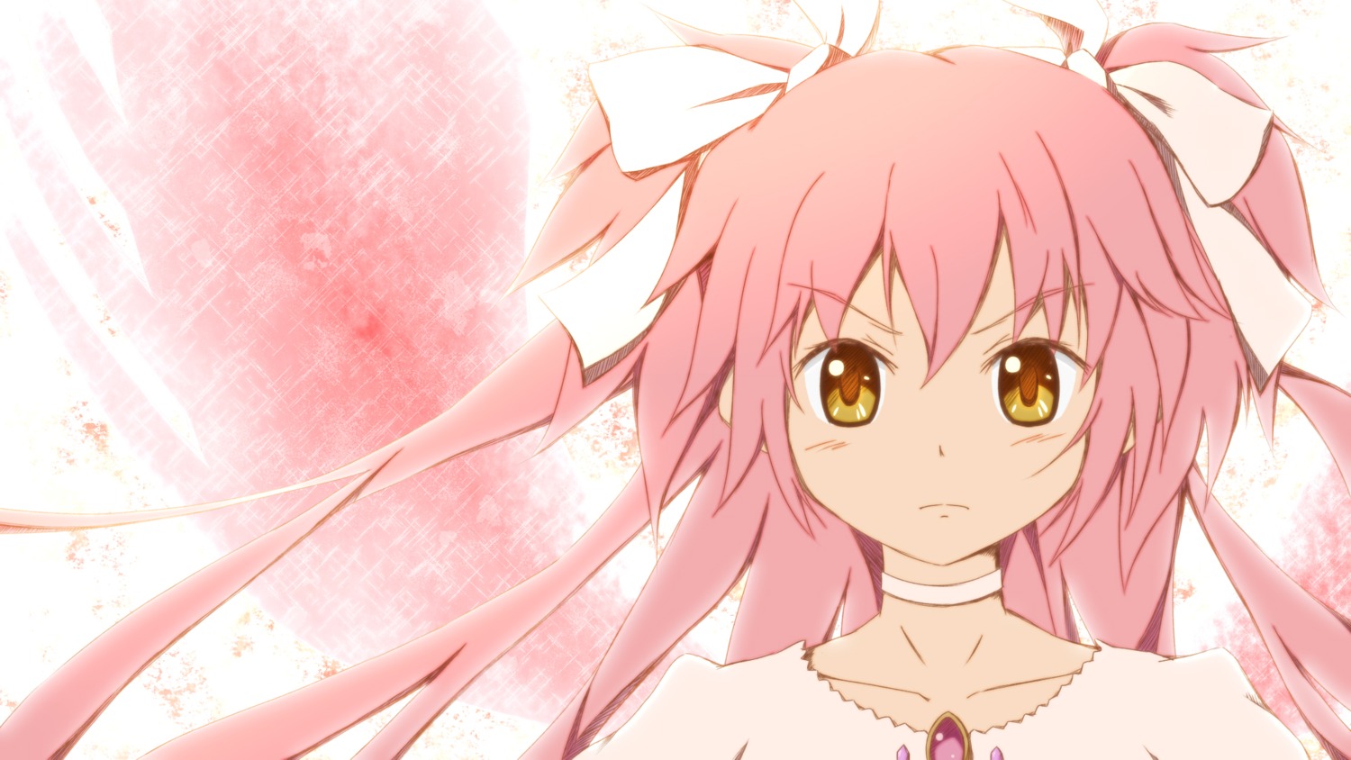 kaname_madoka, mahou_shoujo_madoka_magica, onsen_(riai), ultimate_madoka, wallpaper