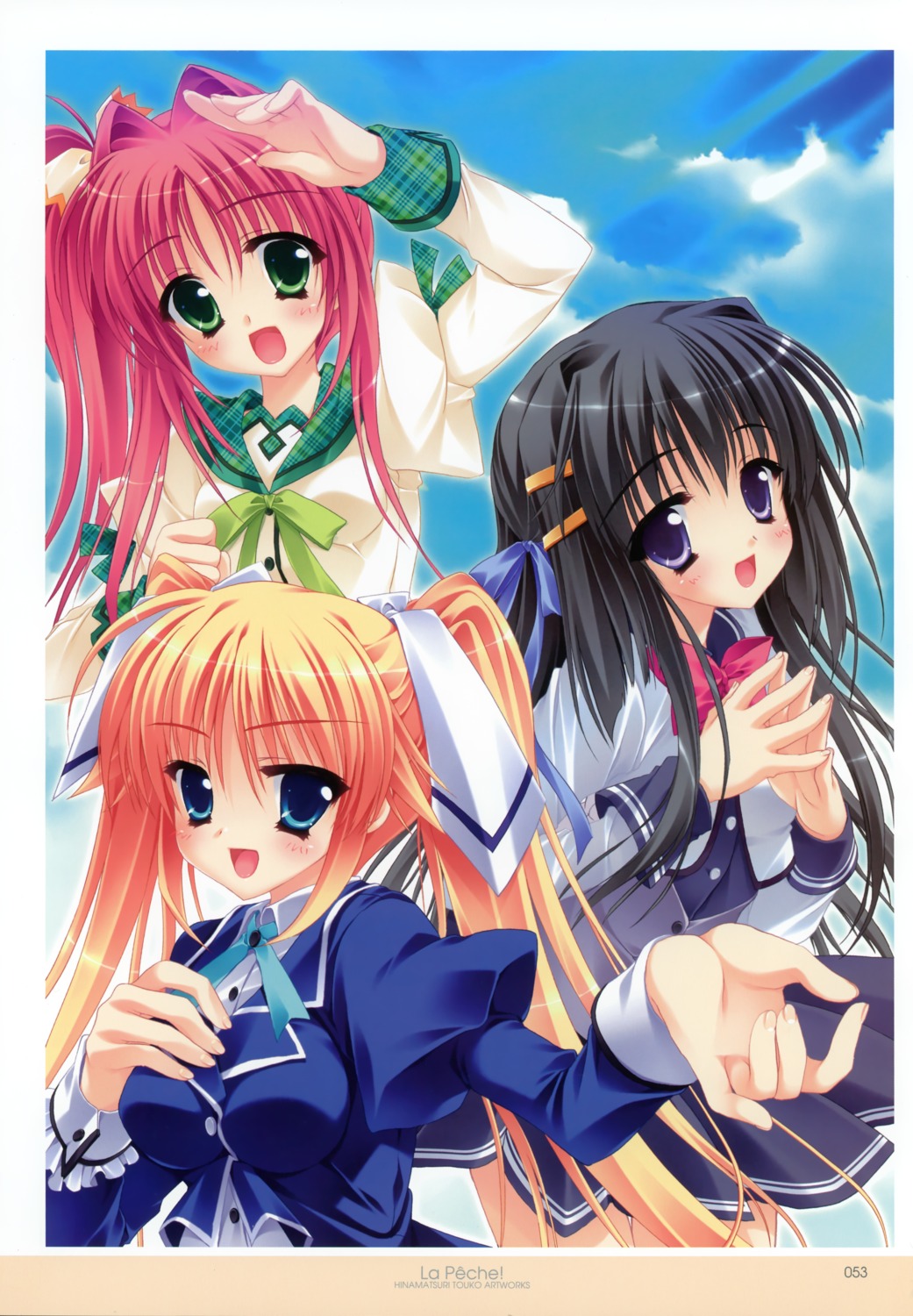 hinamatsuri_touko, imouto_smile, kitasato_touka, nishizawa_akiho, nonaka_shiki, seifuku