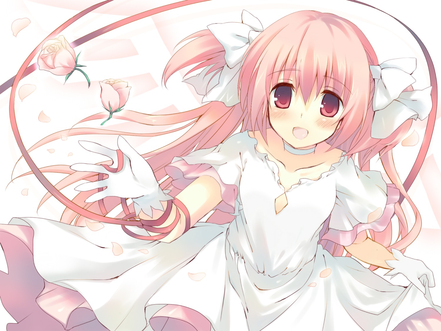 dress, kaname_madoka, kinoko, mahou_shoujo_madoka_magica, ultimate_madoka, wallpaper