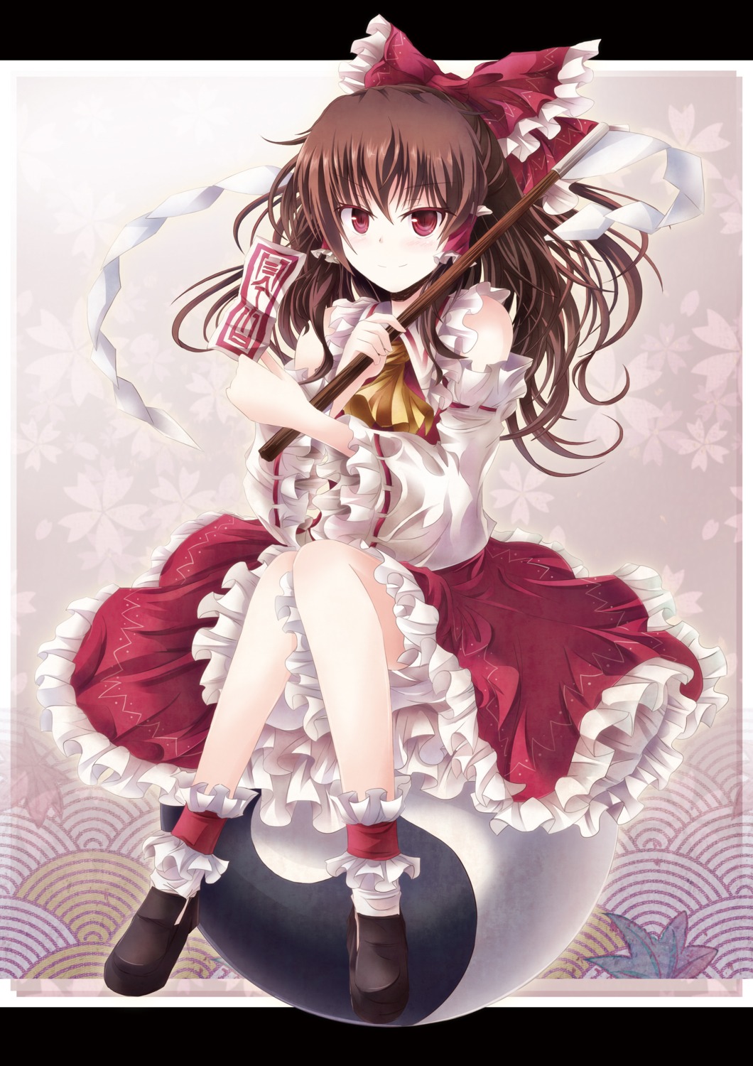 hakurei_reimu, tamago_gohan, touhou