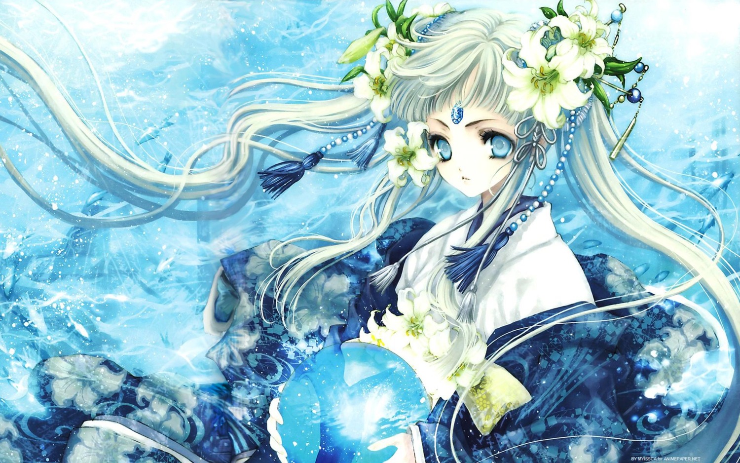 adumi_tohru, kimono, wallpaper