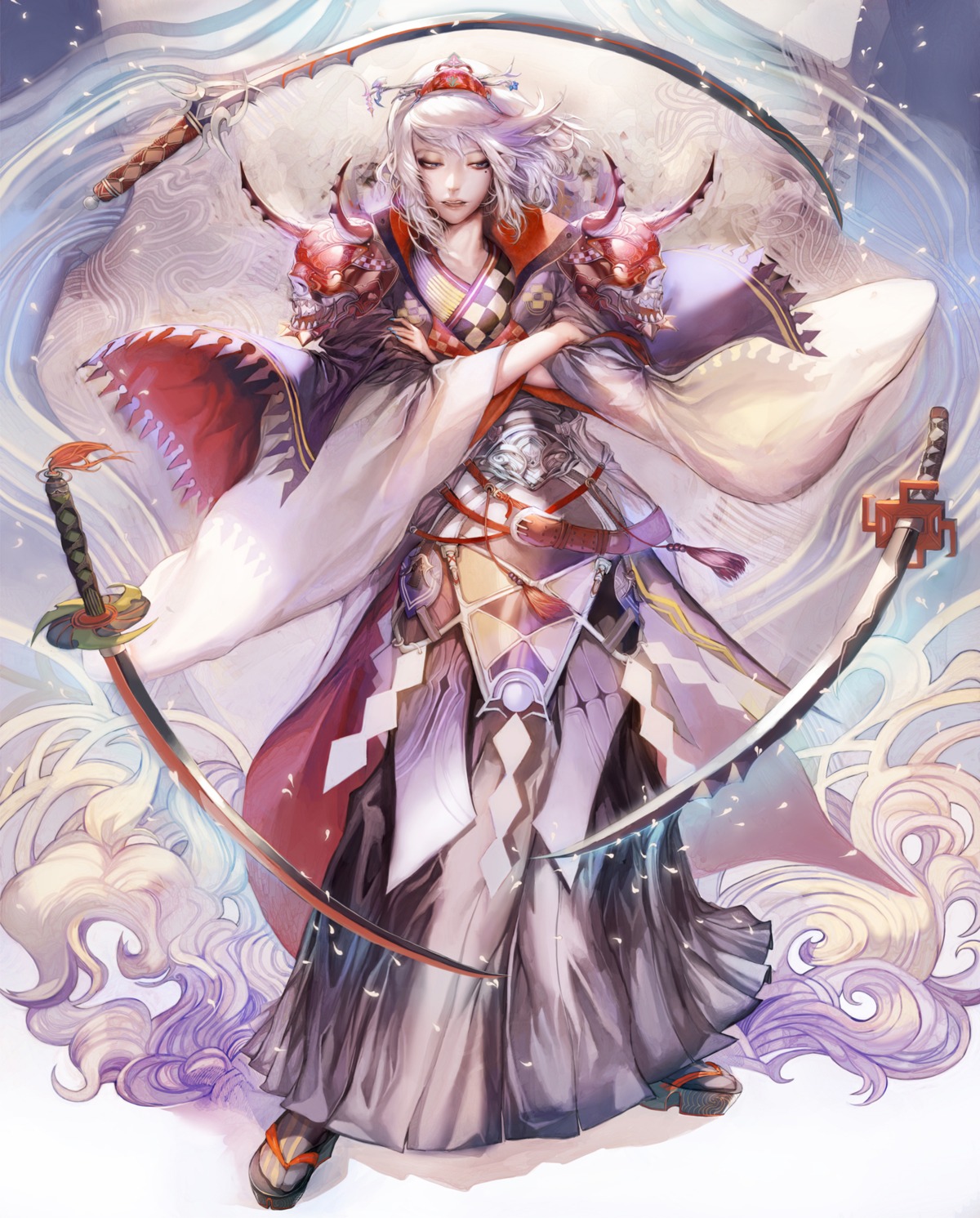 dress, rururi, sword