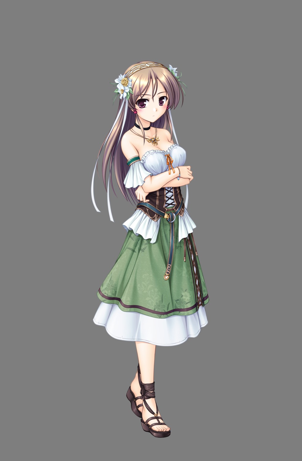 aiyoku_no_eustia, bekkankou, eris_floralia, transparent_png
