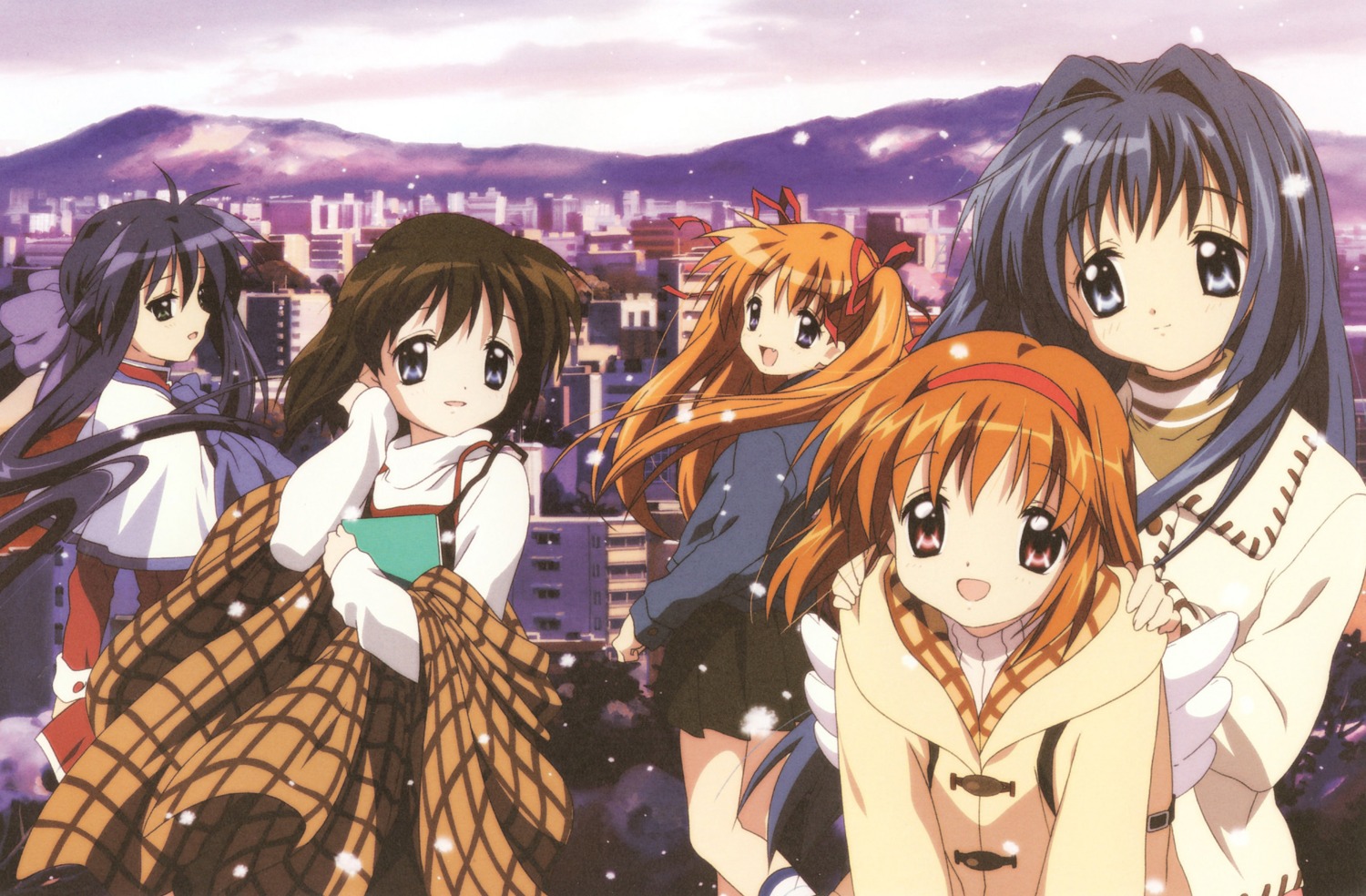 jpeg_artifacts, kadowaki_satoshi, kanon, kawasumi_mai, minase_nayuki, misaka_shiori, sawatari_makoto, screening