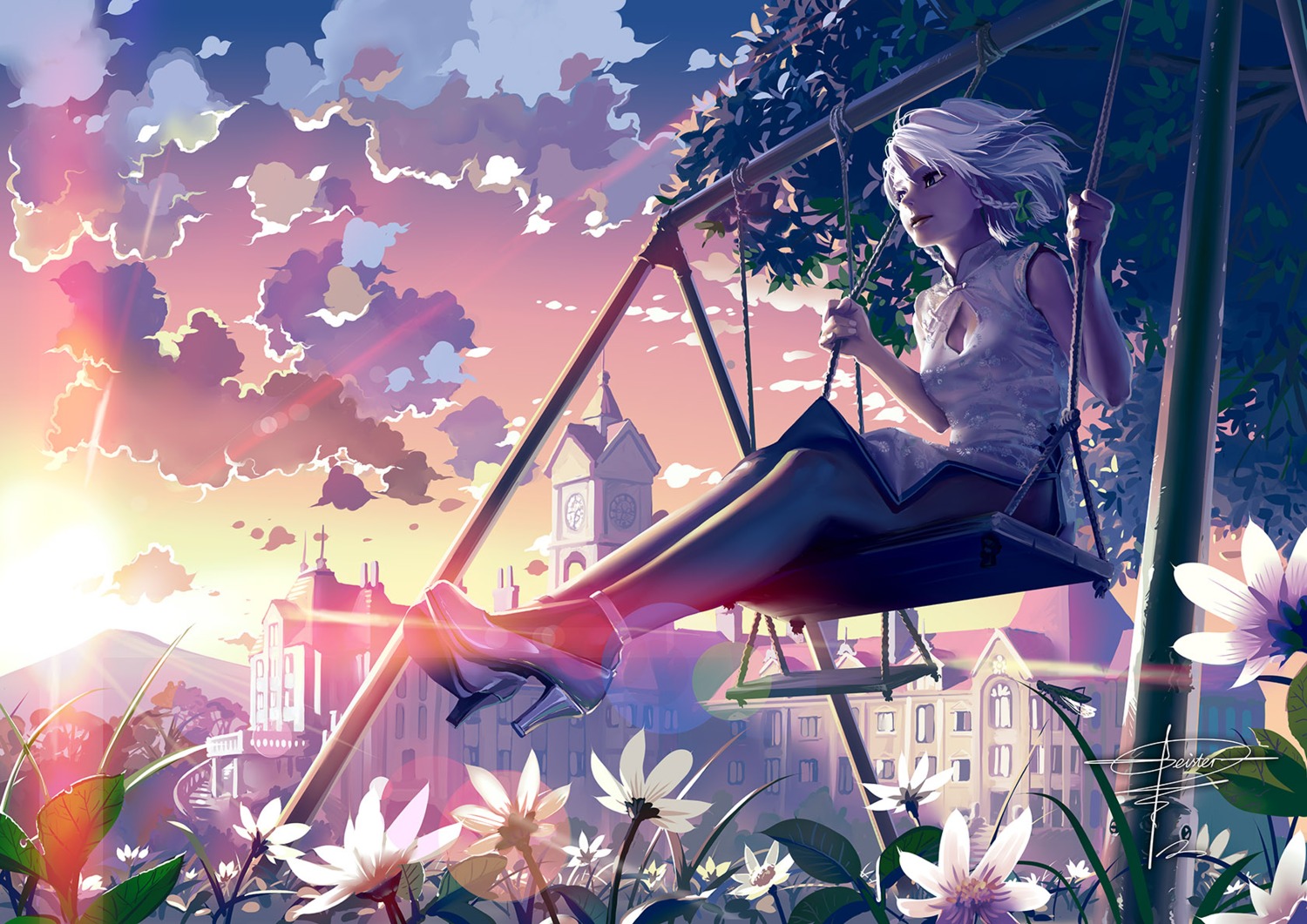 chinadress, geister, heels, izayoi_sakuya, pantyhose, touhou