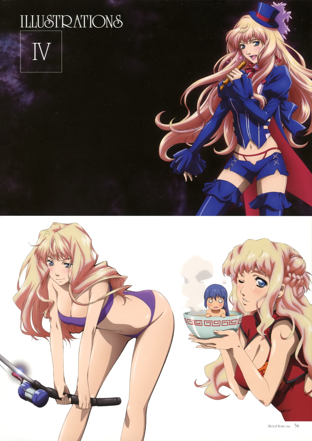 bikini, chinadress, cleavage, dress, macross, macross_frontier, mamezuka_takashi, ootsuka_yae