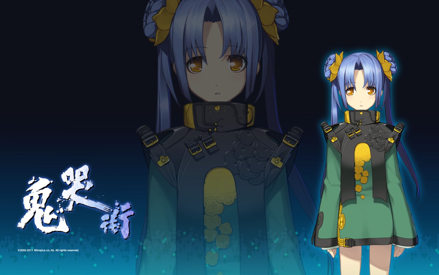 chuuou_higashiguchi, kikokugai, kong_ruili, nitroplus, wallpaper