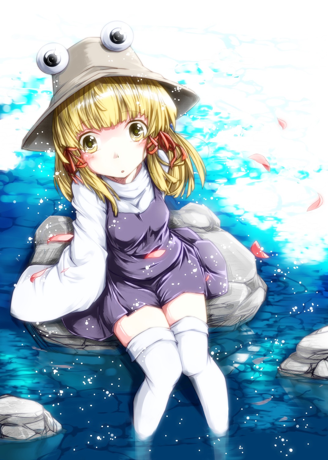 moriya_suwako, thighhighs, toor_0111, touhou